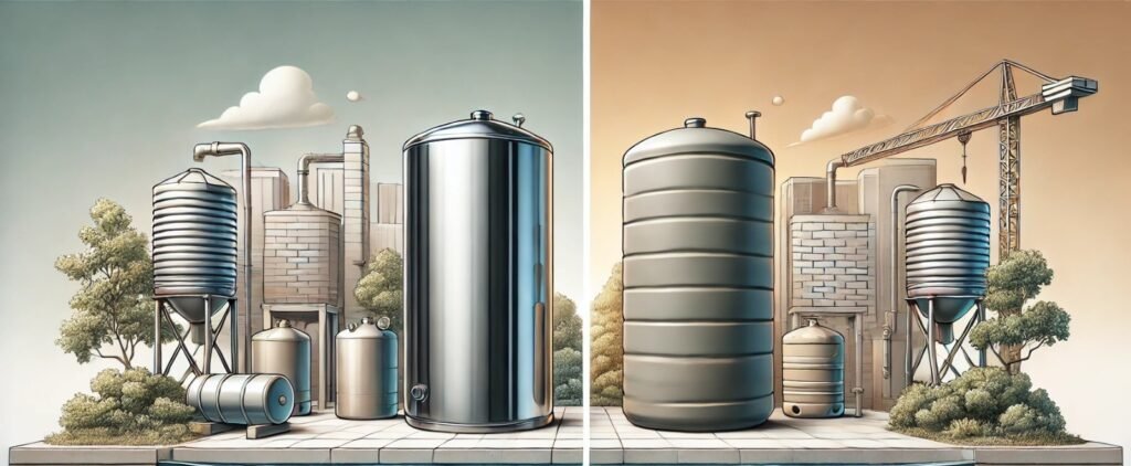 STEEL WATER TANKS VS PLASTIC WATER TANKS